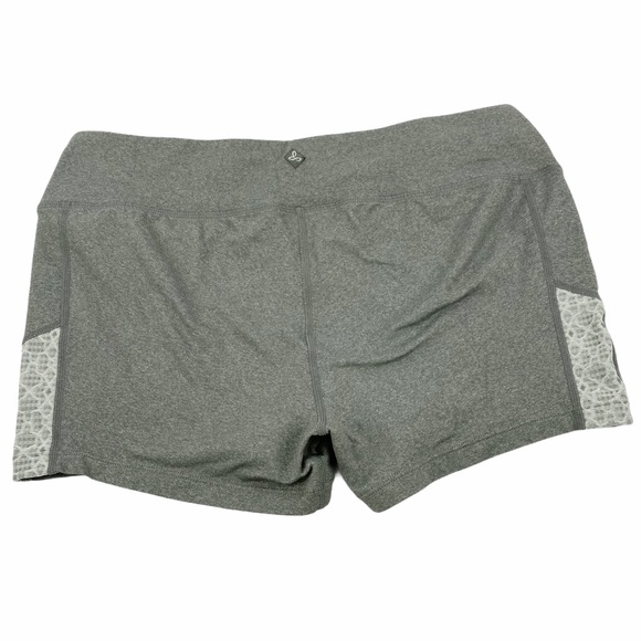 Prana Grey Athletic Shorts Lace Large - Picture 4 of 7